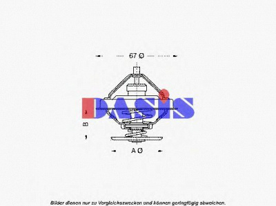 AKS DASIS 751895n -  Термостат, охлаждающая жидкость